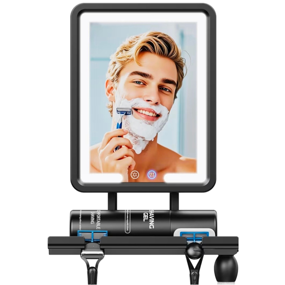 Heated Shower Mirror Fogless for Shaving 2025 New, 3 Colors
